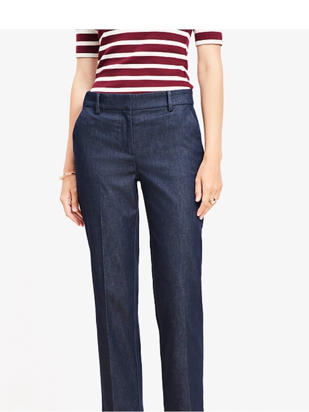 Loft Riviera Refined Denim Pants 10 Tall
